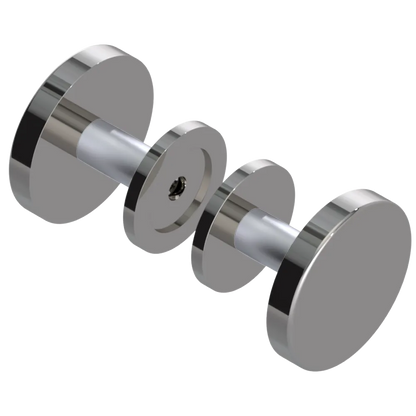 Rubinet Shower Door Knob (set) Polished Nickel