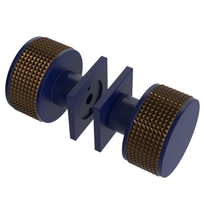 Rubinet Shower Door Knob (set) Midnight Blue