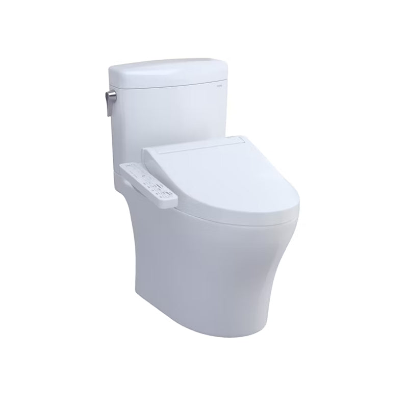 TOTO Aquia IV Washlet+ Cube Two-Piece Toilet - 1.28 GPF - Universal Height - Golzar Home