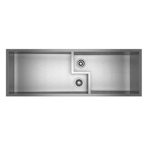 ROHL Culinario™ 50" Double Bowl Stainless Steel Chef/Work Station Sink