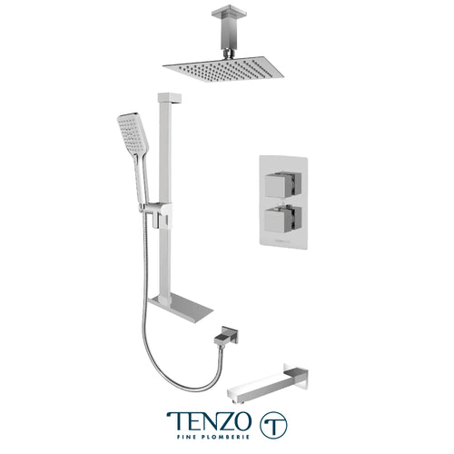 Tenzo 3 Functions Slick 3-Way Shower Kit
