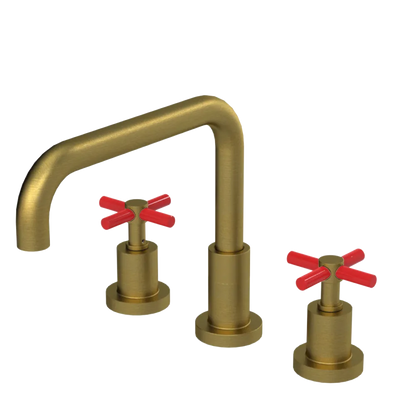 Rubinet Widespread Kitchen Set Antique Brass Matt