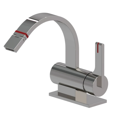 Rubinet Single Control Bidet Fitting (less drain) Polished Nickel
