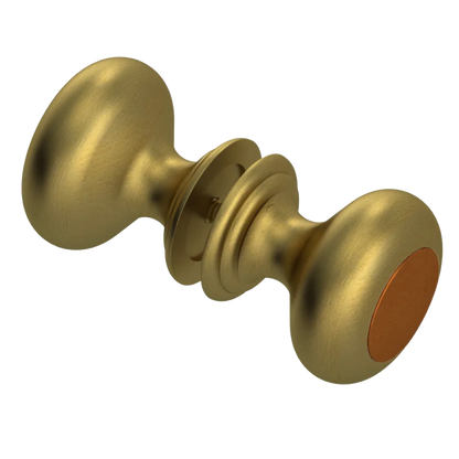 Rubinet Shower Door Knob (set) Antique Brass Matt