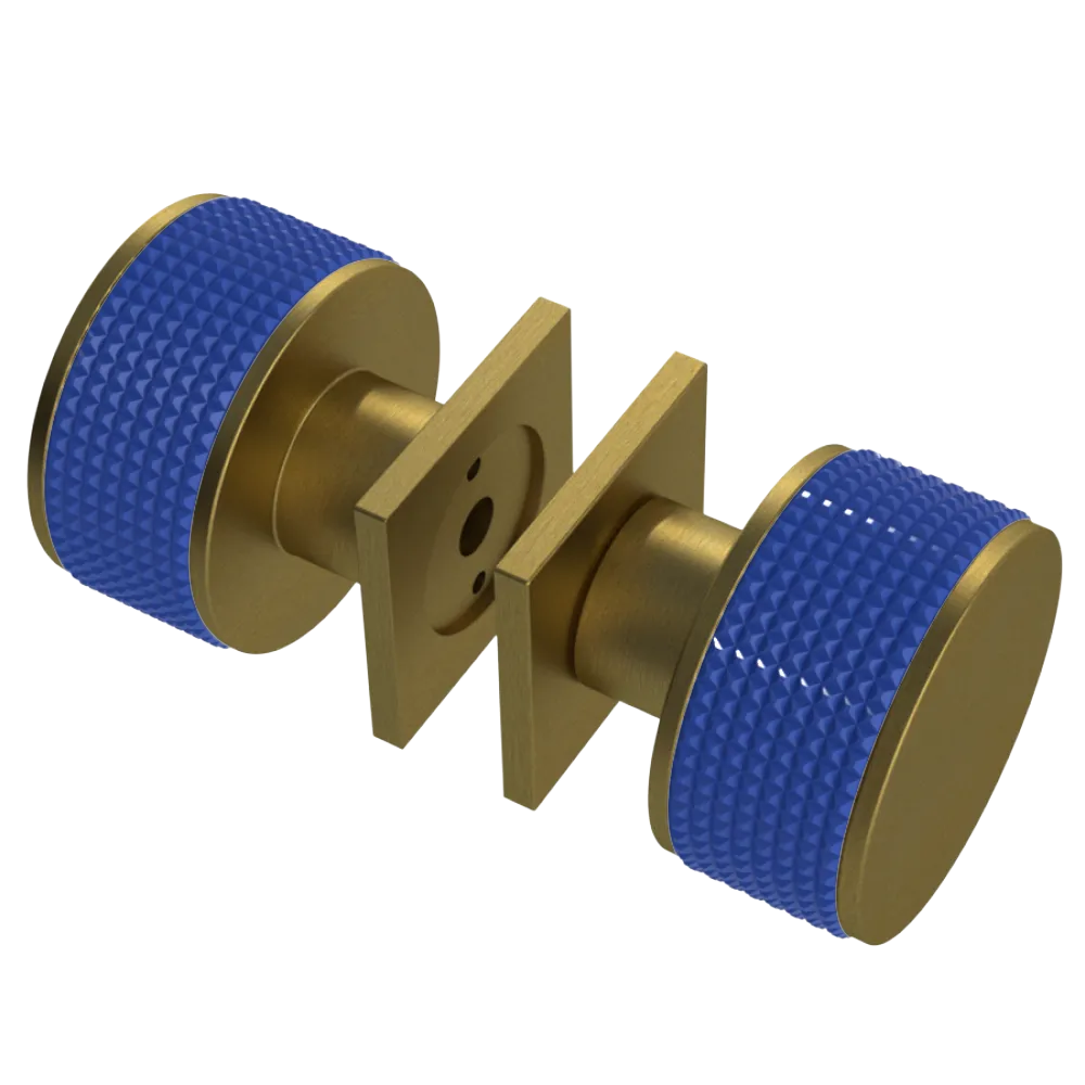 Rubinet Shower Door Knob (set) Antique Brass Matt
