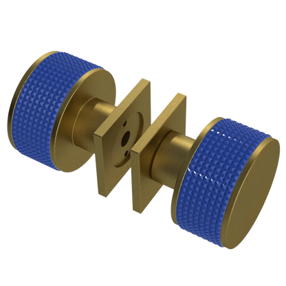 Rubinet Shower Door Knob (set) Antique Brass Matt