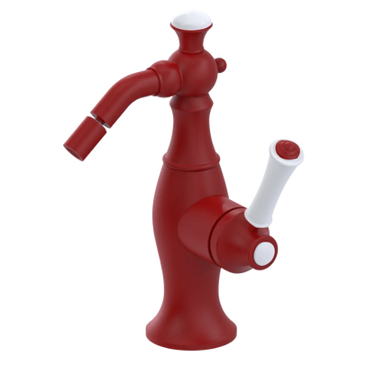 Rubinet Single Control Bidet Fitting (less drain) Maroon