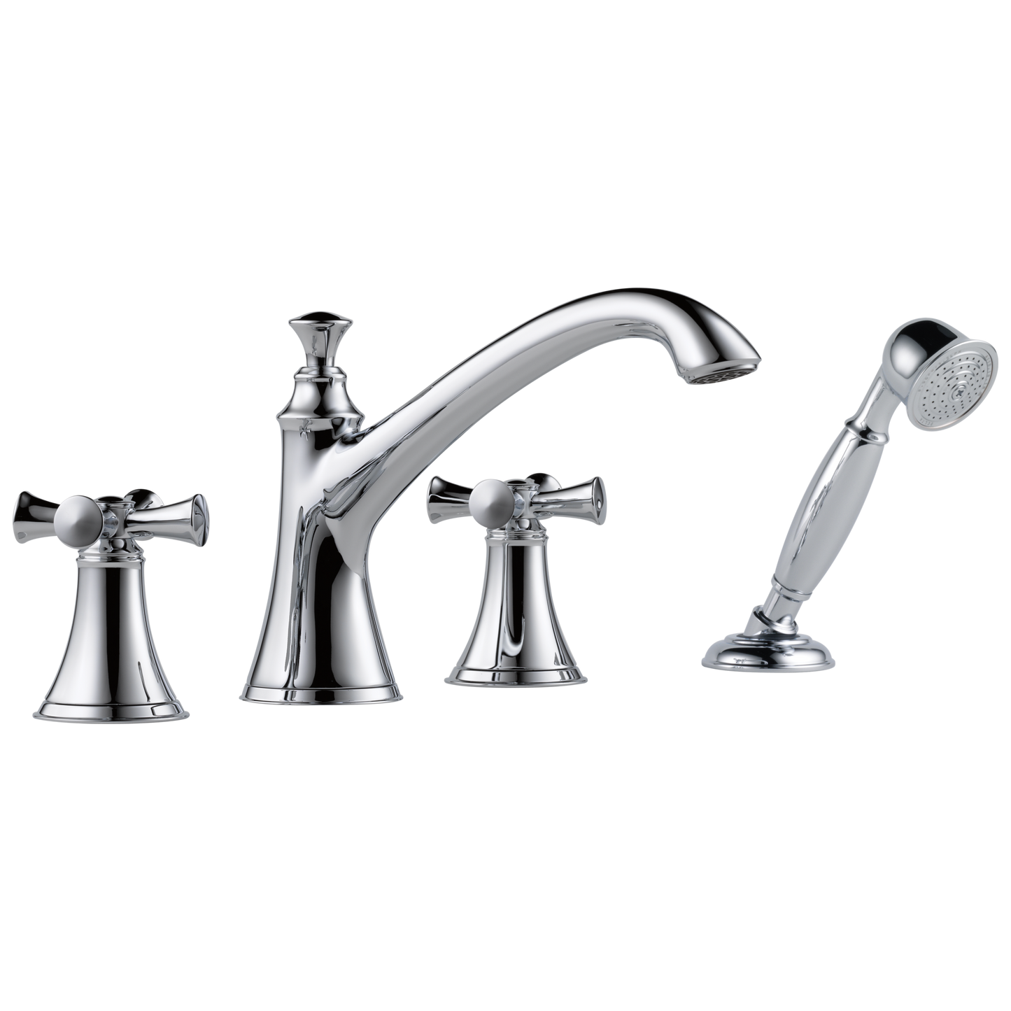 Brizo Roman Tub Trim With Hand Shower Less Handles