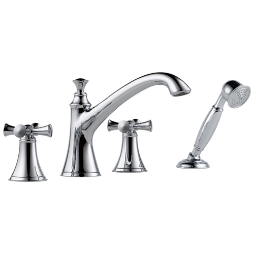 Brizo Roman Tub Trim With Hand Shower Less Handles