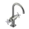Rubinet Single Hole Dual Handle Lav. Set. (less drain) Satin Nickel