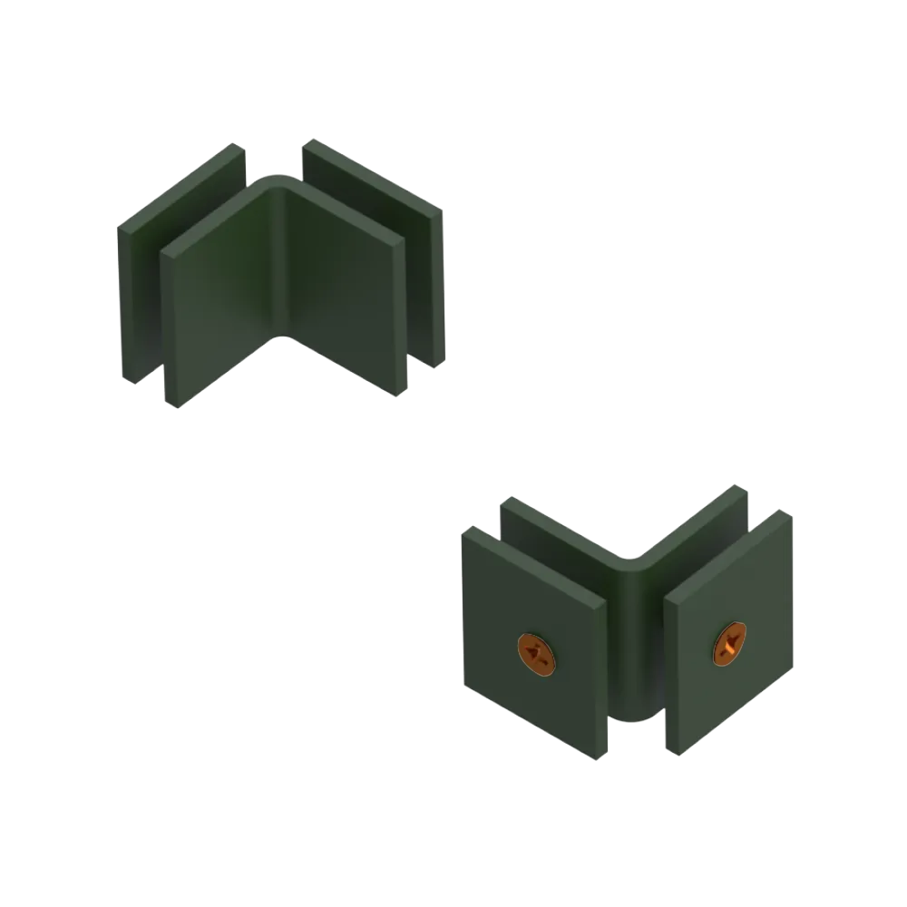 Rubinet 90 Glass to Glass Open Face Green Envy