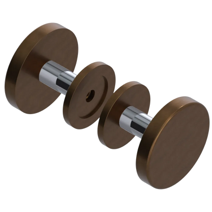 Rubinet Shower Door Knob (set) Tuscan Brass