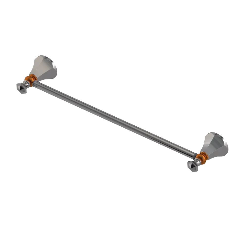 Rubinet Towel Bar 18" Polished Nickel