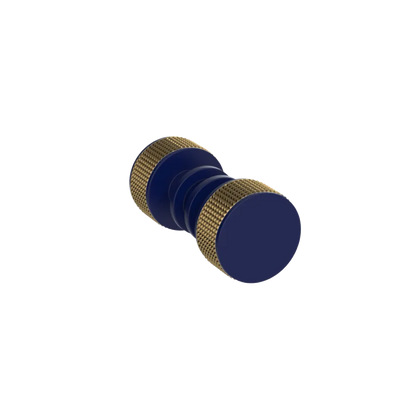 Rubinet Shower Door Knob (set) Midnight Blue