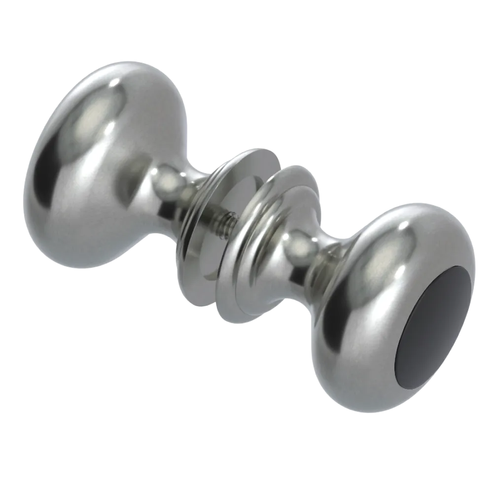 Rubinet Shower Door Knob (set) Satin Nickel