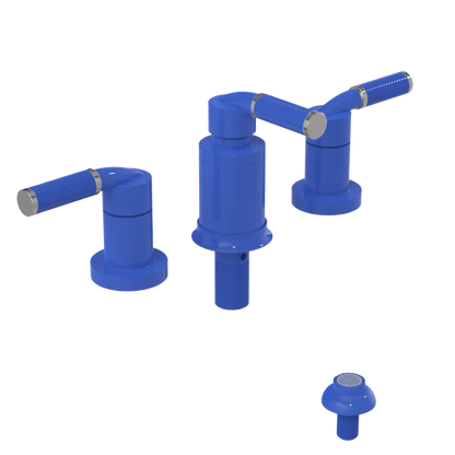 Rubinet Bidet Fitting with Spray, Diverter, and Vacum Breaker (Less Drain) Blu Jean