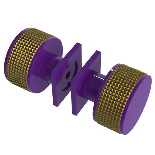 Rubinet Shower Door Knob (set) Purple Haze