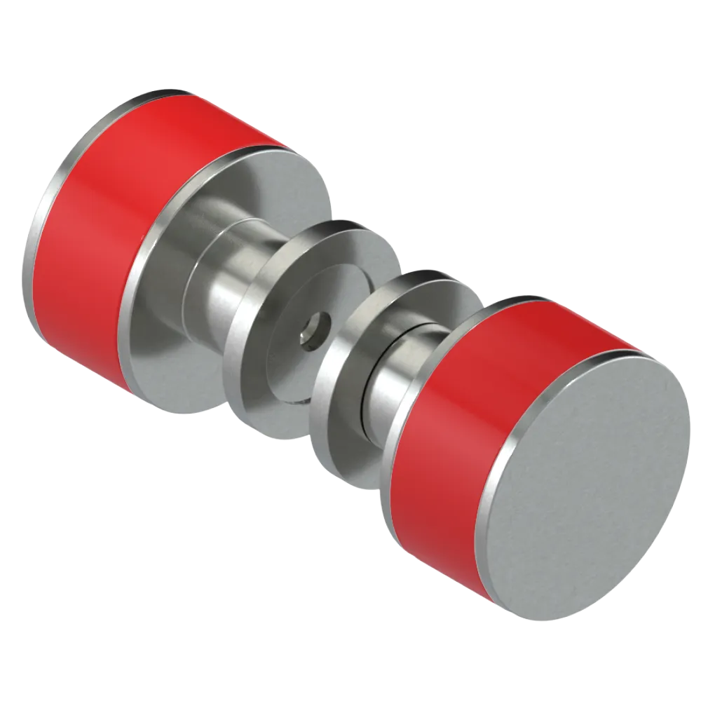 Rubinet Shower Door Knob (set) Satin Nickel