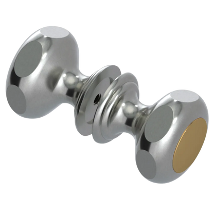 Rubinet Shower Door Knob (set) Satin Nickel