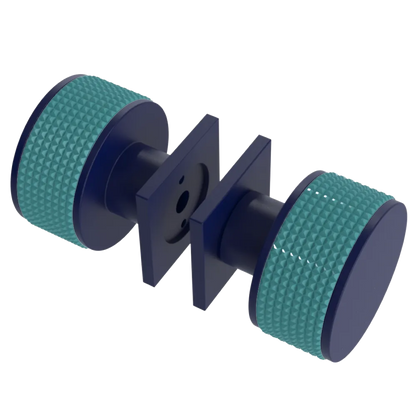 Rubinet Shower Door Knob (set) Midnight Blue