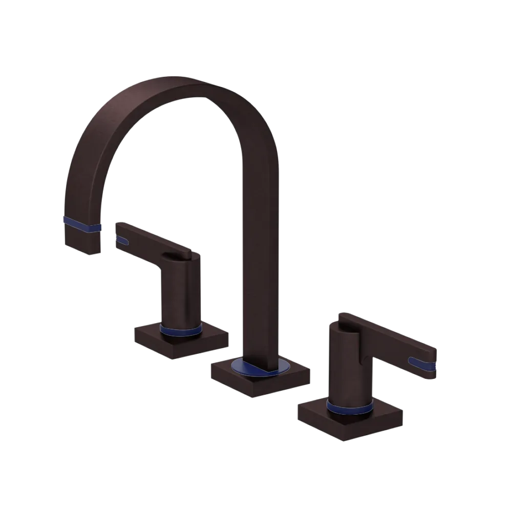 Rubinet Widespread Lav. Set. (less drain) Oil Rubbed Bronze