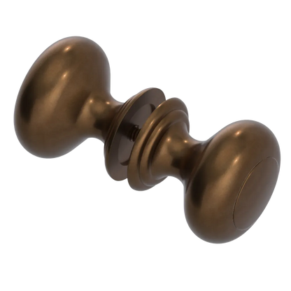 Rubinet Shower Door Knob (set) Tuscan Brass
