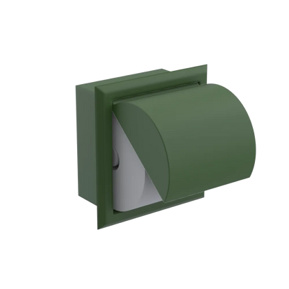 Rubinet RECESSED TOILET PAPER HOLDER Green Envy