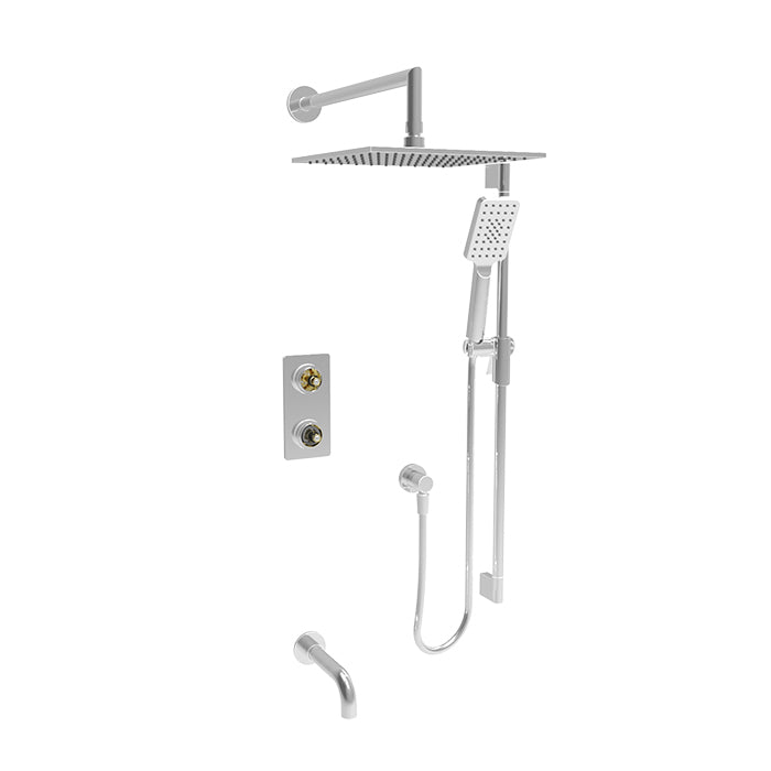 Baril Complete thermostatic pressure balanced shower kit without handle