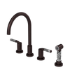 Rubinet Widespread Kitchen Set with Hand Spray Oil Rubbed Bronze