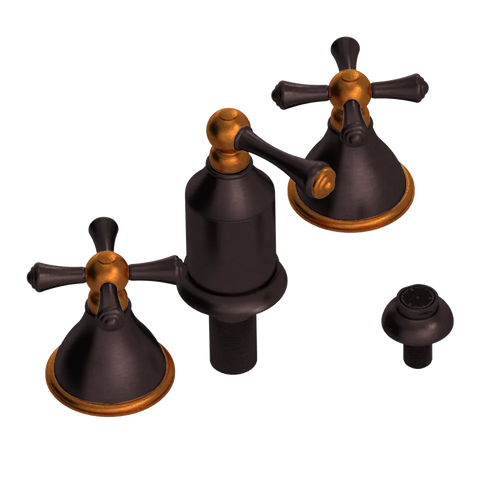 Rubinet Bidet Fitting with Spray, Diverter, and Vacum Breaker (Less Drain) Oil Rubbed Bronze