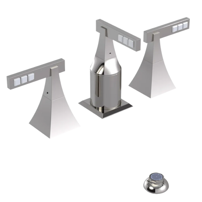 Rubinet Bidet Fitting with Spray, Diverter, and Vacum Breaker (Less Drain) Polished Nickel