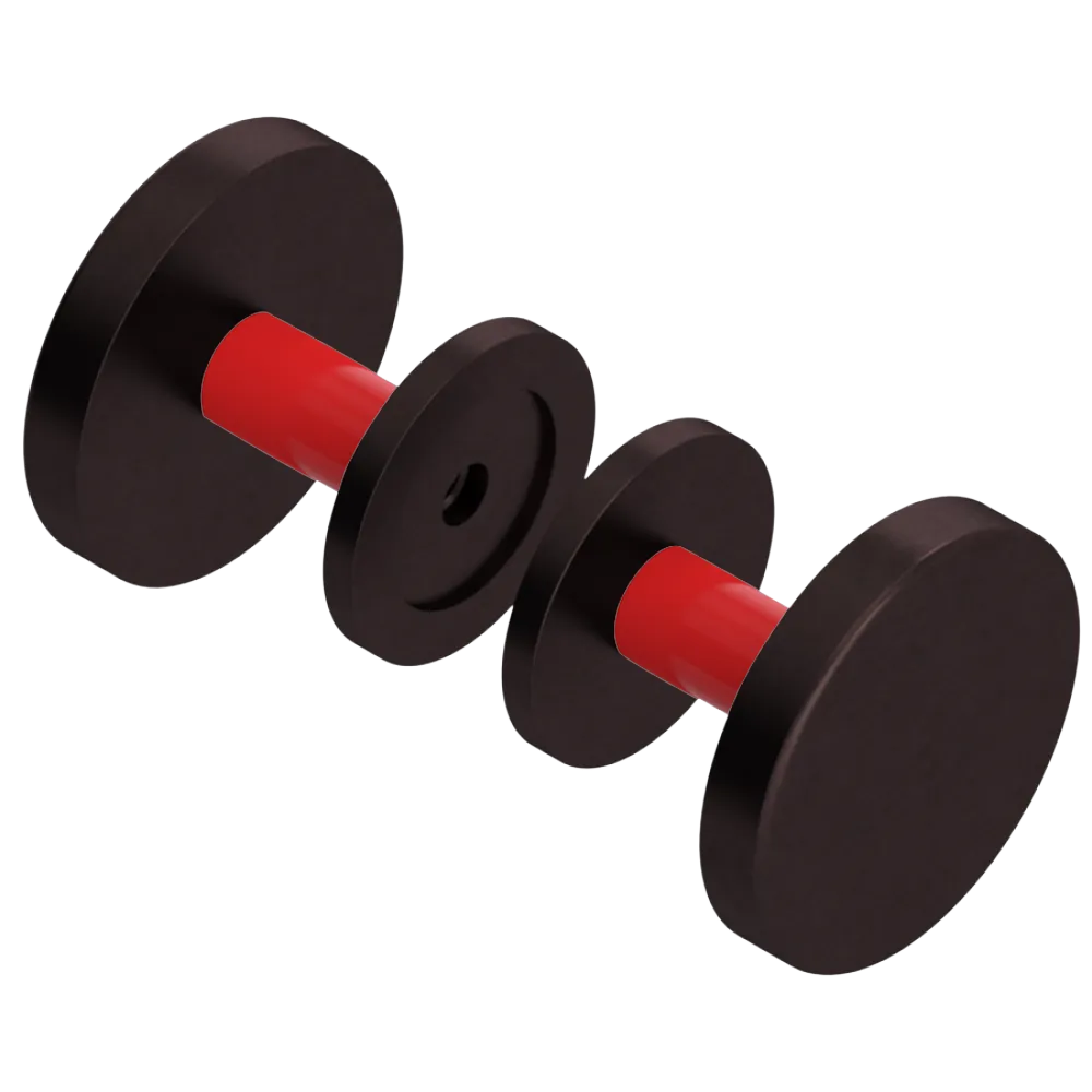 Rubinet Shower Door Knob (set) Oil Rubbed Bronze
