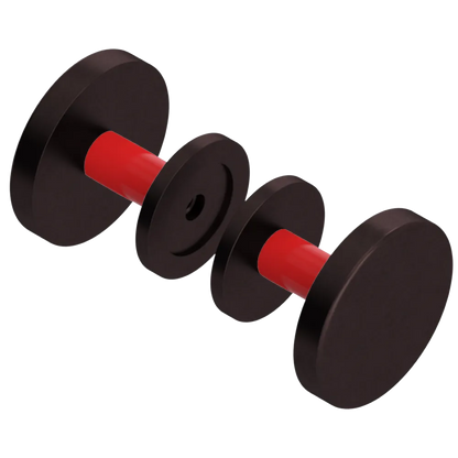 Rubinet Shower Door Knob (set) Oil Rubbed Bronze