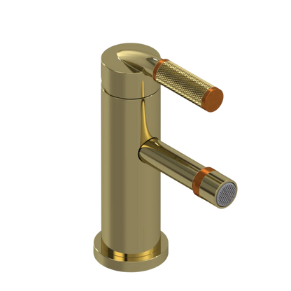 Rubinet Single Control Bidet Fitting (less drain) Natural Brass