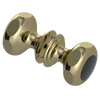 Rubinet Shower Door Knob (set) Natural Brass