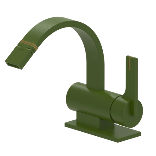 Rubinet Single Control Bidet Fitting (less drain) Green Envy