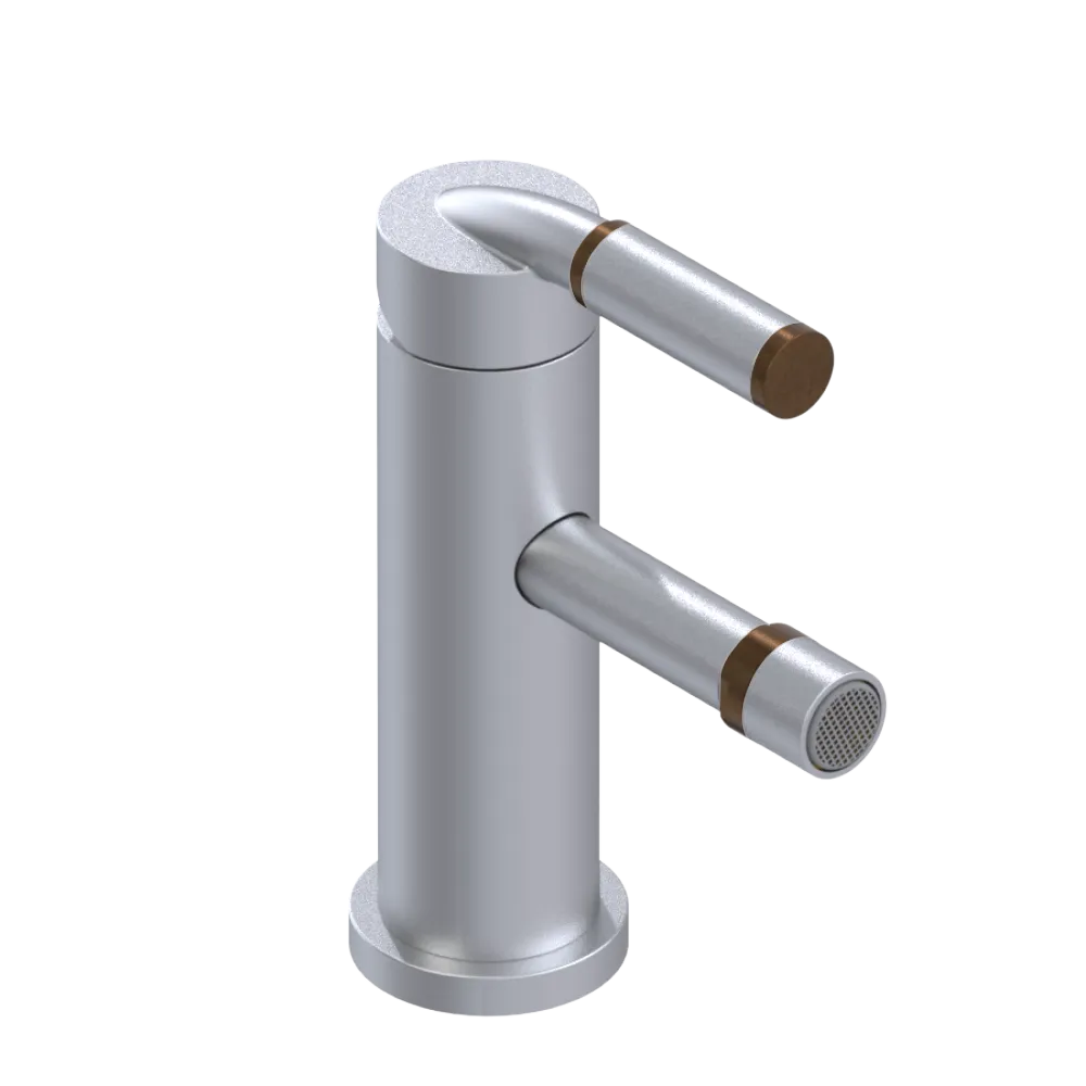 Rubinet Single Control Bidet Fitting (less drain) Satin Chrome