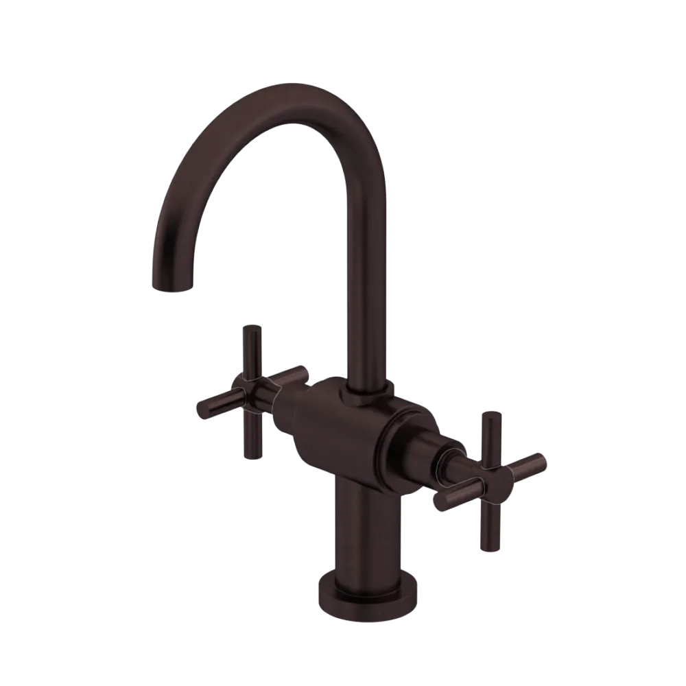 Rubinet Single Hole Dual Handle Lav. Set with LaSalle Spout (less drain) Oil Rubbed Bronze