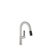 Baril Single-hole bar / prep kitchen faucet with 2-function pull-down spray