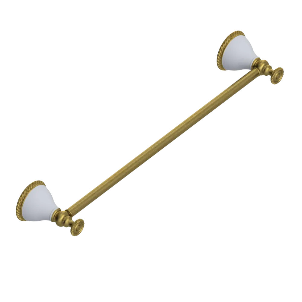 Rubinet Towel Bar 18" Antique Brass Matt