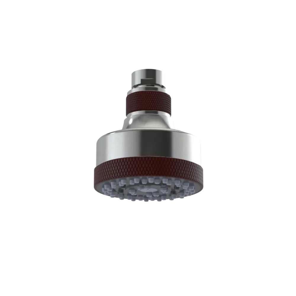 Rubinet 3 FUNCTION SHOWER HEAD Satin Nickel