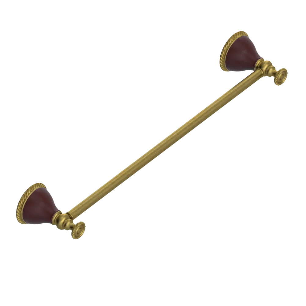 Rubinet Towel Bar 24" Antique Brass Matt