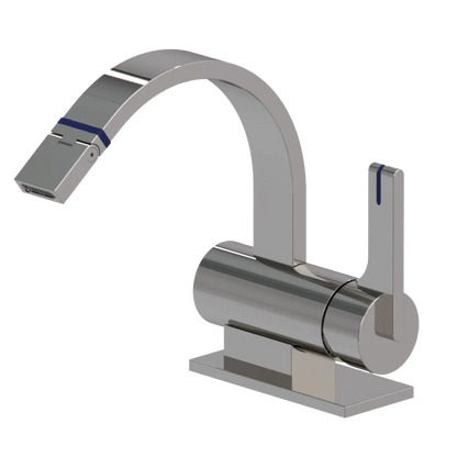 Rubinet Single Control Bidet Fitting (less drain) Polished Nickel