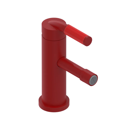 Rubinet Single Control Bidet Fitting (less drain) Maroon