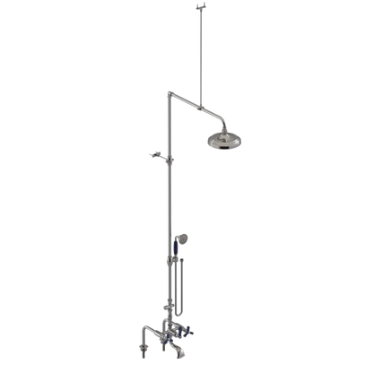 Rubinet Deck Mount Tub & Shower with Hand Held Shower Polished Nickel