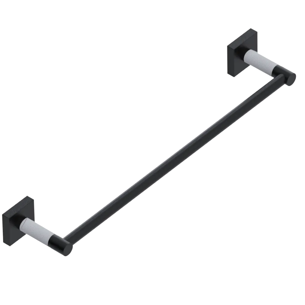 Rubinet 24" TOWEL BAR Matt Black