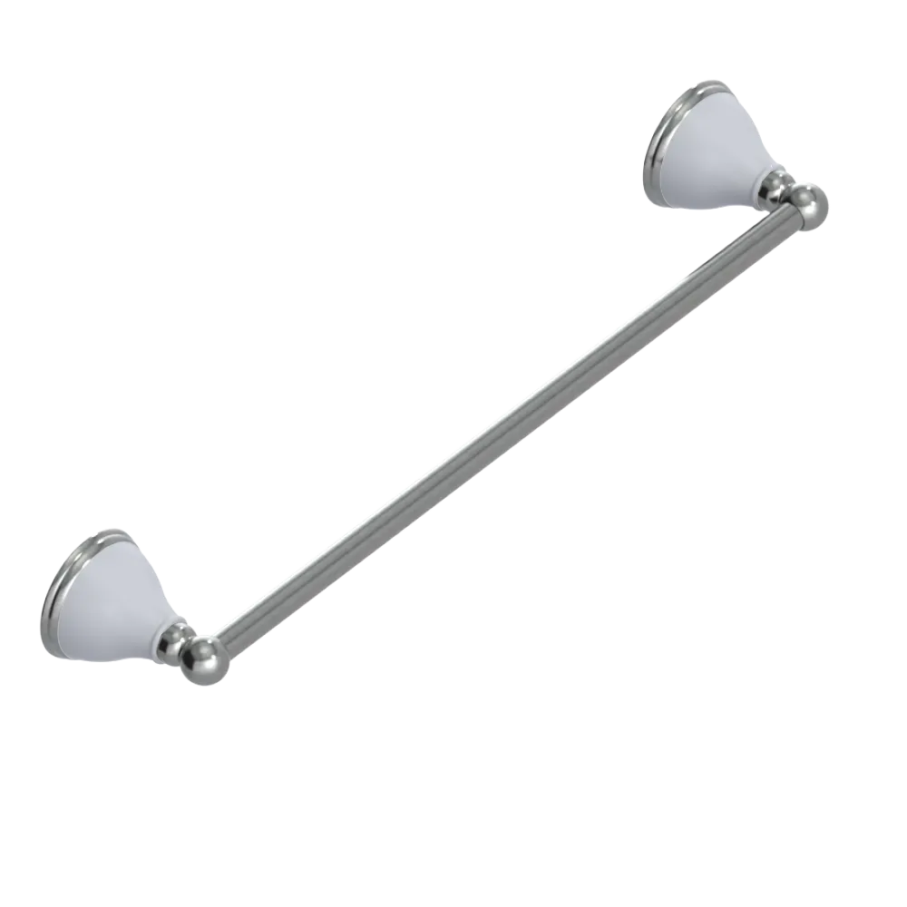 Rubinet Towel Bar 18" Satin Nickel