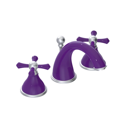 Rubinet Widespread Lav. Set. (less drain) Purple Haze