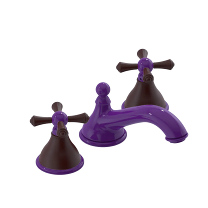 Rubinet Widespread Lav. Set. (less drain) Purple Haze
