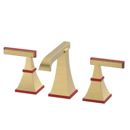 Rubinet Widespread Lav. Set. (less drain) Satin Gold